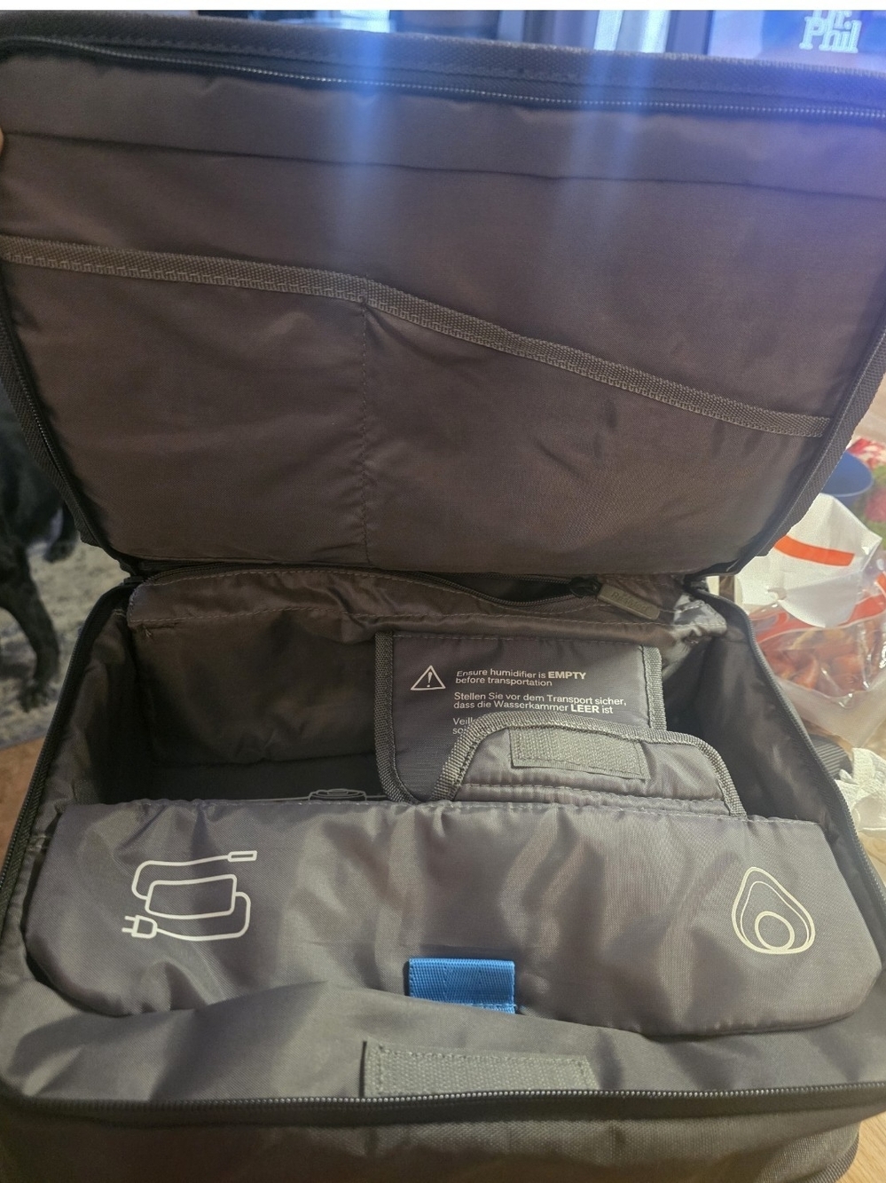 Travel Bag , Aircurve 10 Bipap Power Cord, Water Chamber